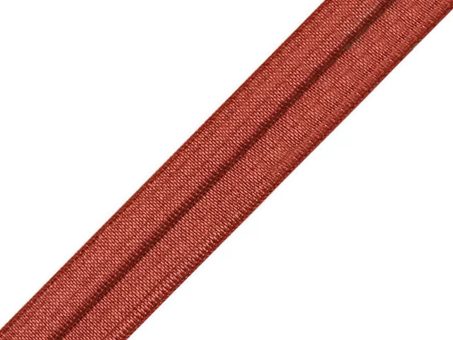 Brown fold-over elastic binding
