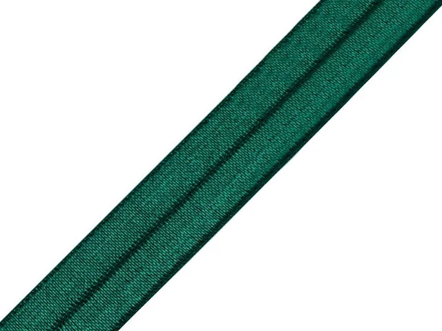 Dark Green fold-over elastic binding