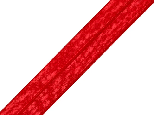 Red fold-over elastic binding