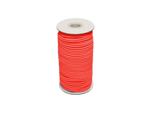 Orange shock cord drawstring