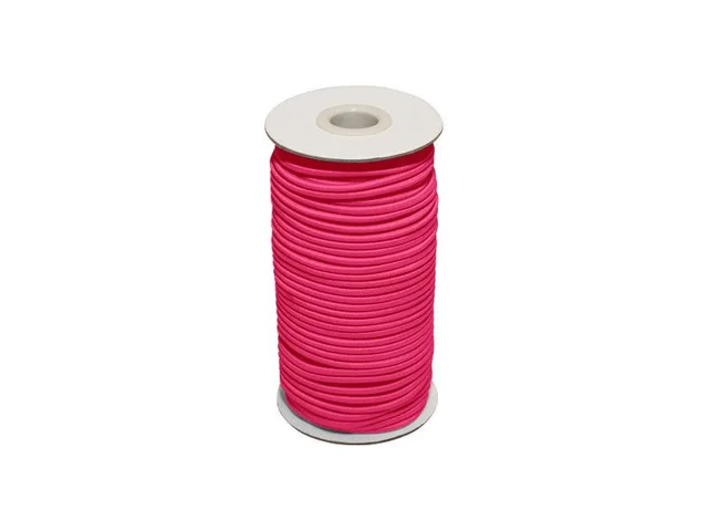 Pink shock cord drawstring