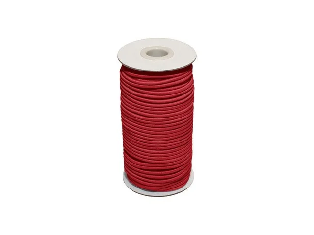 Red shock cord drawstring