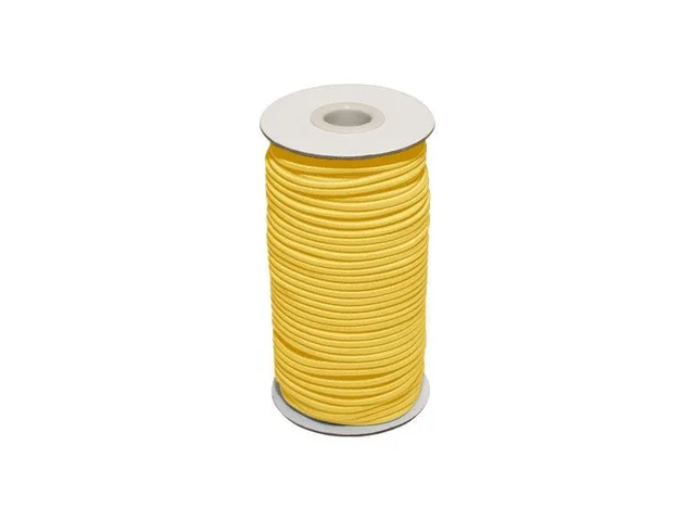 Yellow shock cord drawstring